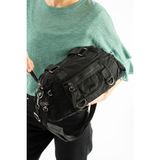 Çanta Trend Yumuşak Dokulu Ultra Hafif, Su Geçirmez Polyamid Kumaş Omuz ve Kol Çantası Siyah Model: (571-13-14K)