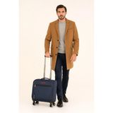 Çanta Valiz Pilot Boy WX-3001 Model Vita Serisi Pilot Boy Kumaş Kabin Boy Valiz - Lacivert