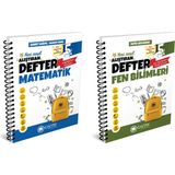 Çanta Yayınları 2025 5. Sınıf Matematik + Fen Bilimleri Alıştıran Defter Seti 2 Kitap