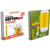 Çanta Yayınları 2025 7. Sınıf Türkçe + Fen Bilimleri Hazırlayan Defter Seti 2 Kitap