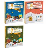 Çanta Yayınları 2025 8. Sınıf Lgs Matematik + Türkçe + Fen Etkinlikli Kazanım Soru Seti 3 Kitap