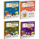 Çanta Yayınları 2025 8. Sınıf Lgs Matematik + Türkçe + Fen + Inkılap Etkinlikli Kazanım Soru Seti 4 Kitap