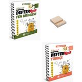 Çanta Yayınları 5. Sınıf Fen Bilimleri ve Türkçe Alıştıran Defter + Telefon Tutucu