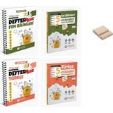 Çanta Yayınları 5. Sınıf Fen Türkçe Alıştıran Defter ve Etkinlikli Soru Bankası 4lü Set + Telefon Tutucu