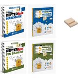 Çanta Yayınları 5. Sınıf Matematik Fen Alıştıran Defter ve Etkinlikli Soru Bankası 4lü Set + Telefon Tutucu