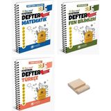 Çanta Yayınları 5. Sınıf Matematik Fen Bilimleri ve Türkçe Alıştıran Defter 3lü Set + Telefon Tutucu