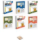 Çanta Yayınları 5. Sınıf Matematik Fen Türkçe Alıştıran Defter ve Etkinlikli Soru Bankası 6lı Set + Telefon Tutucu