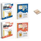 Çanta Yayınları 5. Sınıf Matematik Türkçe Alıştıran Defter ve Etkinlikli Soru Bankası 4lü Set + Telefon Tutucu