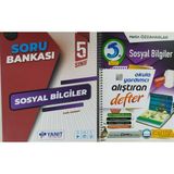 Çanta Yayınları 5. Sınıf Sosyal Bilgiler Alıştıran Defter+Yanıt Sosyal Bilgiler Soru Bankası