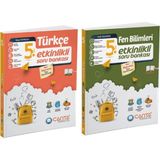 ÇANTA YAYINLARI 5. Sınıf Türkçe + Fen Bilimleri Etkinlikli Kazanım Sıralı Soru Bankası