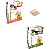 Çanta Yayınları 6. Sınıf Öğreten Defter Türkçe ve Fen Bilimleri + Telefon Standı