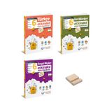 Çanta Yayınları 6. Sınıf Türkçe Fen Bilimleri ve Sosyal Bilgiler 3lü Set + Telefon Standı