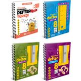 Çanta Yayınları 8. Sınıf 4'lü Kazandıran Defter Set Matematik – Türkçe – Fen Bilimleri – T.C. İnkılap Tarihi ve Atatürkçülük