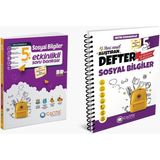Çanta Yayınları Çanta 2025 5. Sınıf Sosyal Bilgiler Etkinlikli Kazanım Soru Bankası + Defter Seti 2 Kitap Güncel Müfredat