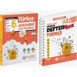 Çanta Yayınları Çanta 2026 6. Sınıf Türkçe Etkinlikli Kazanım Soru Bankası + Defter Seti 2 Kitap Güncel Müfredat