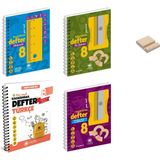 Çanta Yayınları Lgs 8. Sınıf Matematik Fen Bilimleri Türkçe ve Inkılap Kazandıran Defter 4lü Set + Telefon Tutucu