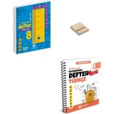Çanta Yayınları Lgs 8. Sınıf Matematik ve Türkçe Kazandıran Defter + Telefon Tutucu