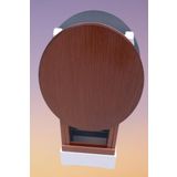 Çanta Zigon 90123 Sehpa Oval Model İkili Takım Mdf Gri-Ceviz Renk Uyum El Yapım