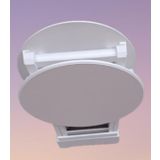 Çanta Zigon 90126 Sehpa Oval Model İkili Takım Ahşap Mdf Beyaz Renk Uyumu El Yapı