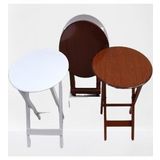 Çanta Zigon 90134 Sehpa Oval Dörtlü Model Ahşap Mdf Beyaz Ve Ceviz Uyum El Yapım