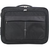 Çantachım Unisex 17.3" Siyah Çelik Kasalı Laptop Evrak Notebook Bilgisayar Çantası