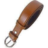 Çantachım Unisex Çocuk Kot ve Kumaş Pantolon Kemeri - 95 cm - 028-Kahverengi