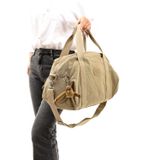 Çantaland Unisex Krinkıl Kumaş Seyahat Ve Spor Çantası – Çapraz Askılı + Maymun Anahtar Hediyeli