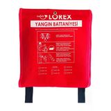 Çantalı 1 Metre X 1,5 Metre Yangın Battaniyesi