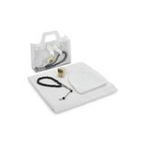Çantalı Flamlı Eşarp Zikirmatik Tesbih Takke Mevlüt Hediye Seti Beyaz