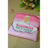 Çantalı Kız Çocuk Seccadesi-Kızımın Seccadesi (Pembe)