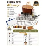 Çantalı Piknik Seti 48 Parça