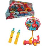 Çantalı Su Tabancası Flamingo/ Dinozor - Pembe