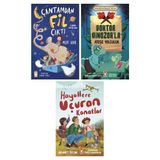 Çantamdan Fil Çıktı + Doktor Dinozorla Ateşe Yolculuk + Hayallere Uçuran Kanatlar 3 Kitap Set