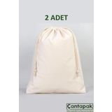 ÇANTAPAK Ham Bez Kese/Torba/ Organizer 40x50 (2 Adet)