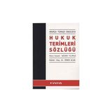 Cantaş Yayınları Arapça - Türkçe - İngilizce Hukuk Terimleri Sözlüğü Üniversite Hazırlık İçin