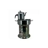 Cantayurdu Paslanmaz 304 Çelik 10 litre Çift Hazneli Demlikli Semaver MN305