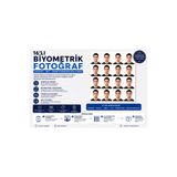 CANTEX TECH 16 ADET 5X6 CM BİYOMETRİK VESİKALIK FOTOĞRAF EHLİYET-KİMLİK-PASAPORT UYUMLU