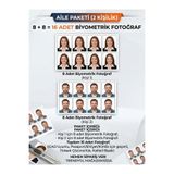 CANTEX TECH 2 KİŞİLİK AİLE PAKETİ 8+8 =16 ADET 5X6 CM BİYOMETRİK VESİKALIK FOTOĞRAF EHLİYET-KİMLİK-PASAPORT UYUMLU