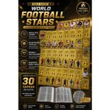 CANTEX TECH Futbolcu Oyun Karti 55 Adet GOLD Series Pocket Esnek Kırılmaz Parlak Kart + ALBÜM HEDİYELİ