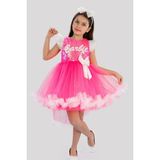 Cantoy Kız Çocuk Elsa Doğum Günü Ve Parti Elbisesi Özel Gün Kıyafeti - Beyaz - Pembe - 2 Yaş