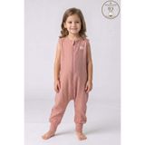 Cantoy Müslin Kız Çocuk Uyku Tulumu 0.5 Tog - %100 Pamuk Nefes Alabilen Kumaş 3-11 Yaş