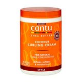 Cantu Shea Tereyağı Doğal Saçlar İçin Hindistan Cevizi Kıvırma Kremi, 25 Ounce