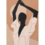 Canvas Hobby Canvas Kadının Esareti 40 x 50 cm Kasnaklı Sayılarla Boyama Seti