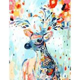 Canvas Hobby Canvas Mucize Geyik 50 x 65 cm Kasnaklı Sayılarla Boyama Seti