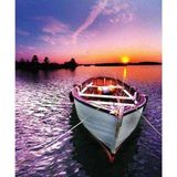 Canvas Hobby Gün Batımı Sayılarla Kasnaklı 40x50 cm Sayılarla Boyama Seti