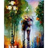 Canvas Hobby Kasımda Aşk Başkadır Kasnaklı 40x50 cm Sayılarla Boyama Seti