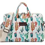 Canvaslove MacBook Pro 16 inç ve 15.6 "-16" Laptop için Kaktüs Suya Dayanıklı Laptop Omuz Messenger Çanta