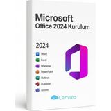 Canvass Office 2024 Kurulum ve Etkinleştirme Lisansı Hediyeli, Microsoft Office 2024 Professional Plus İçin
