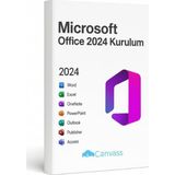 Canvass Office 2024 Kurulum ve Etkinleştirme Lisansı Hediyeli, Microsoft Office 2024 Professional