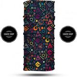 Canzee Motorcu Boyunlugu Unisex Outdoor Bandana Motosiklet Bandana Boyunluk Baff Kadın Erkek Buff